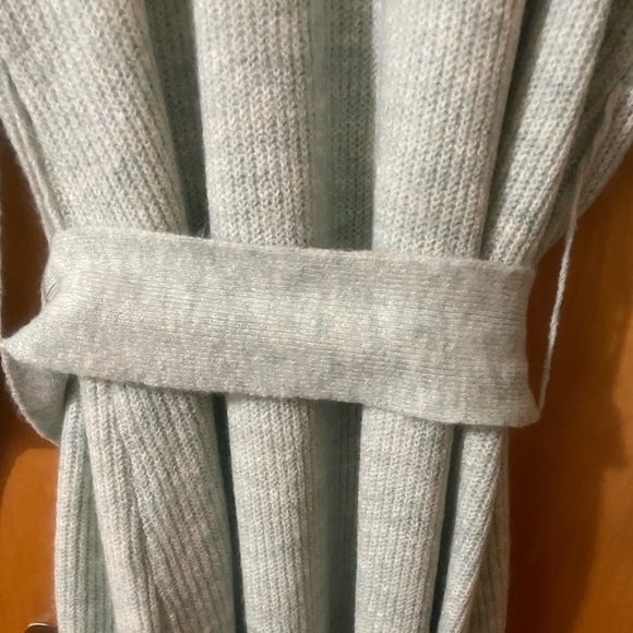 Lane Bryant Soft Sea Green (18/20) V-neck Knit Cozy-core Sweater Dress - Picture 7 of 13